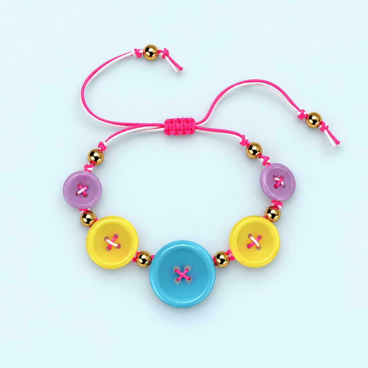 Button Collection - Adjustable Bracelets