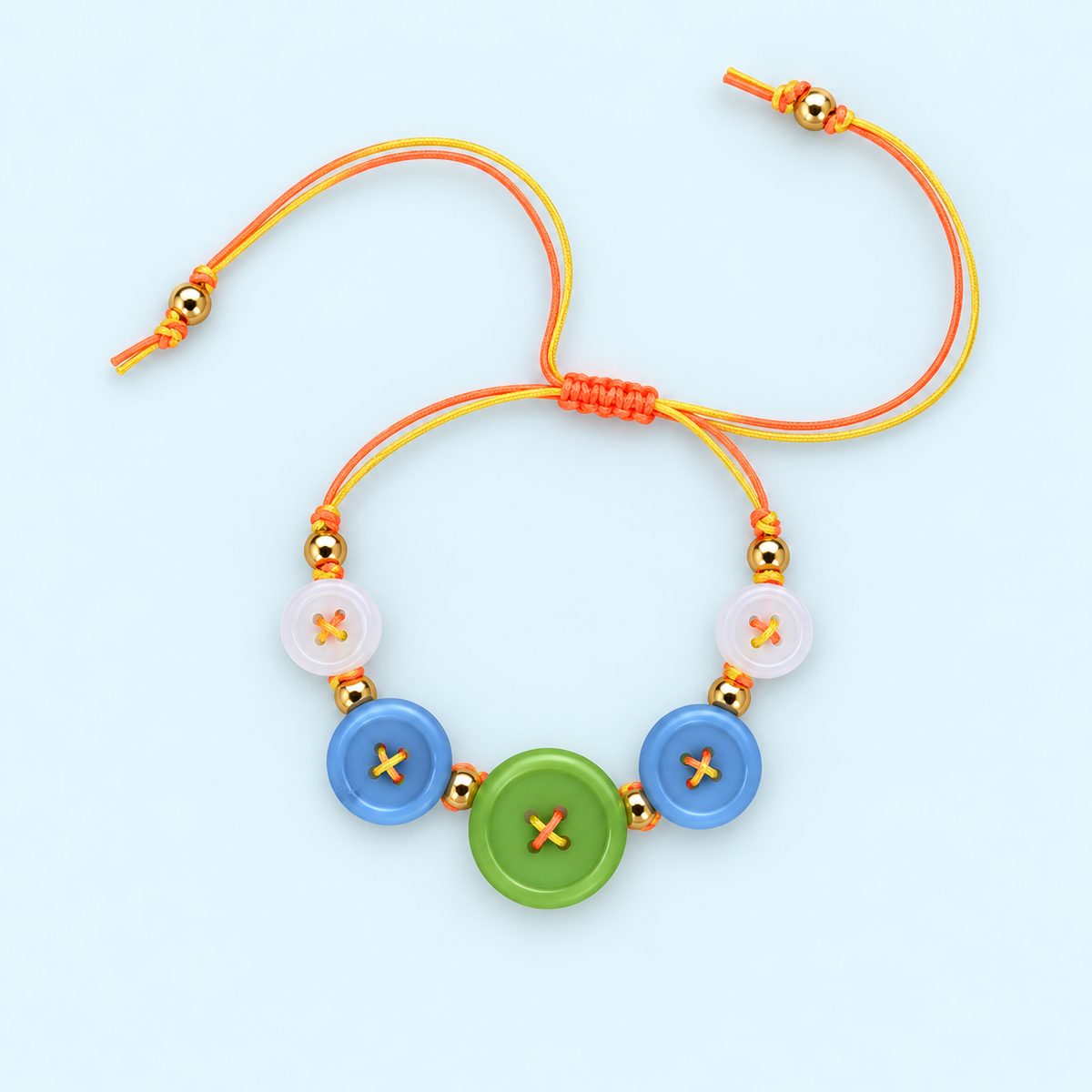 Button Collection - Adjustable Bracelets
