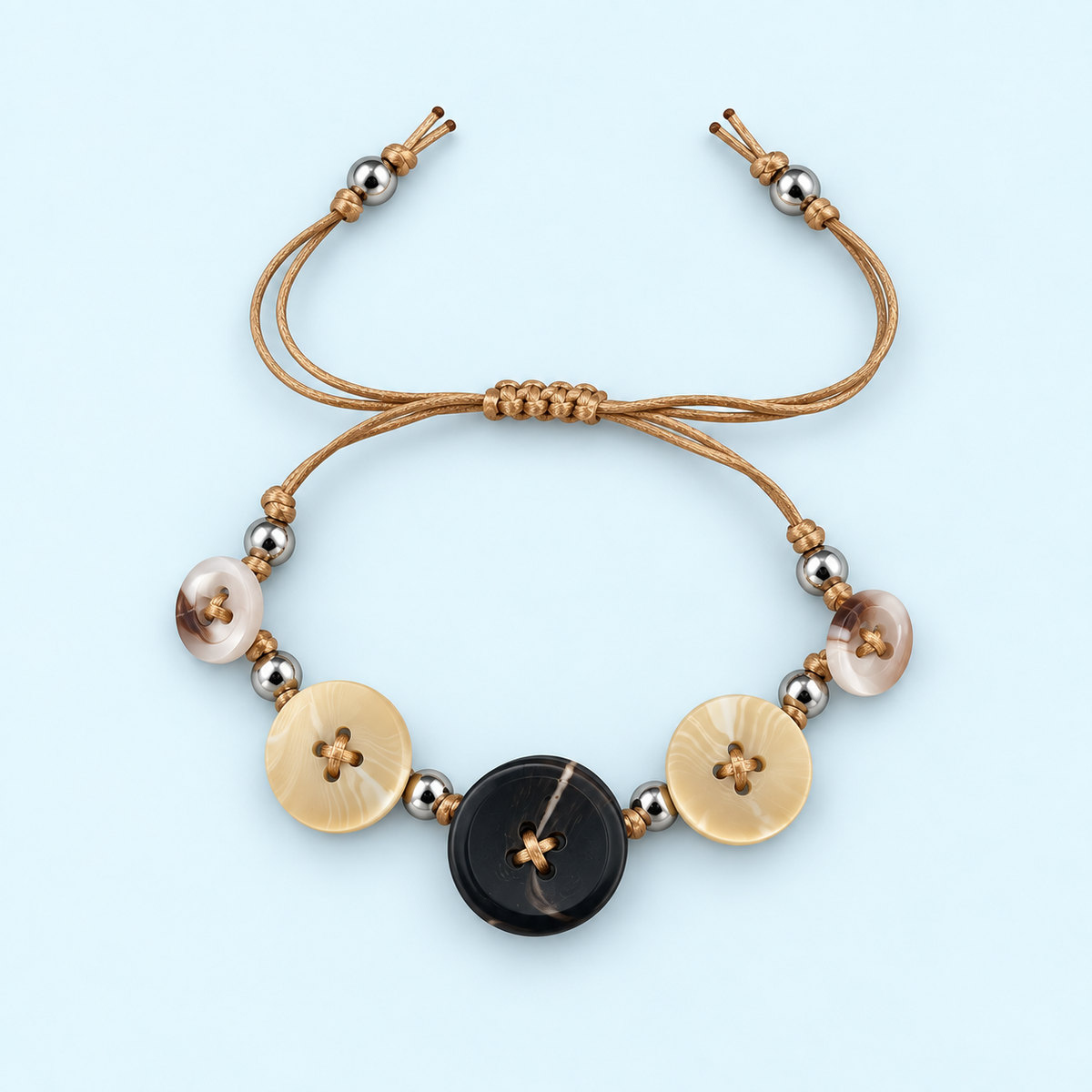 Button Collection - Adjustable Bracelets