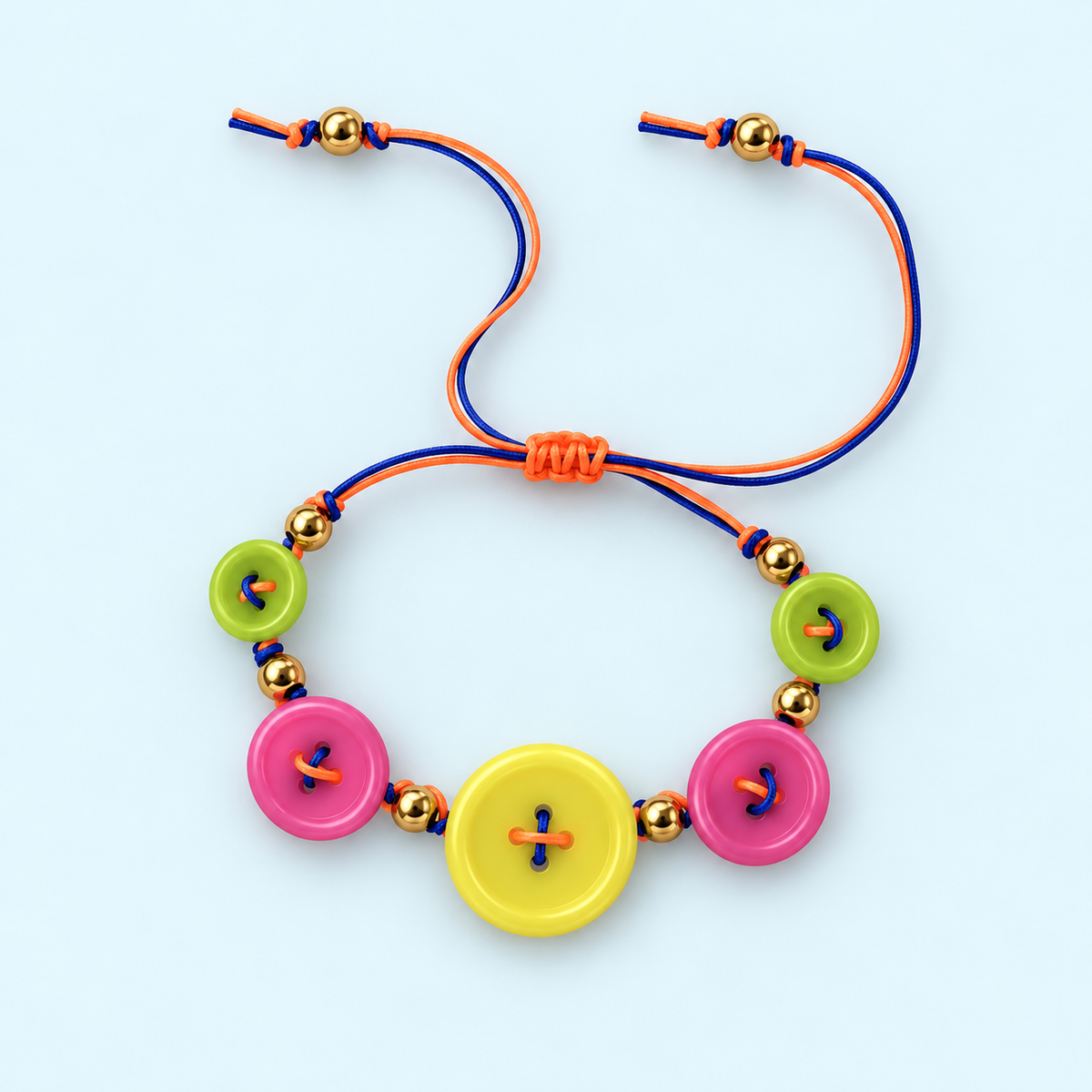 Button Collection - Adjustable Bracelets