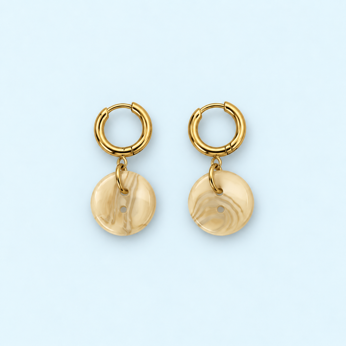 Button Collection - Mini Drop Earrings