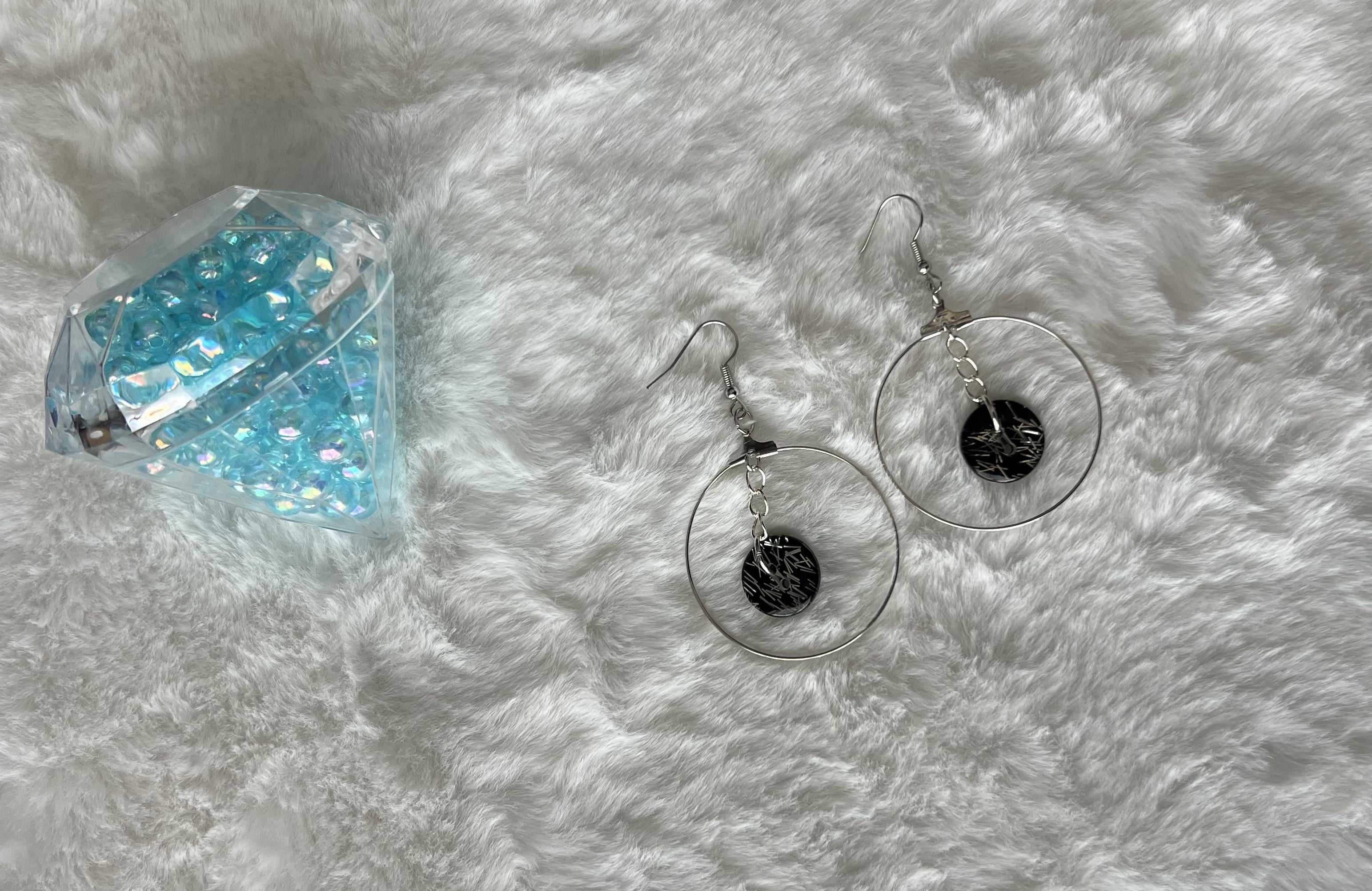 Button Collection - Drop Earrings