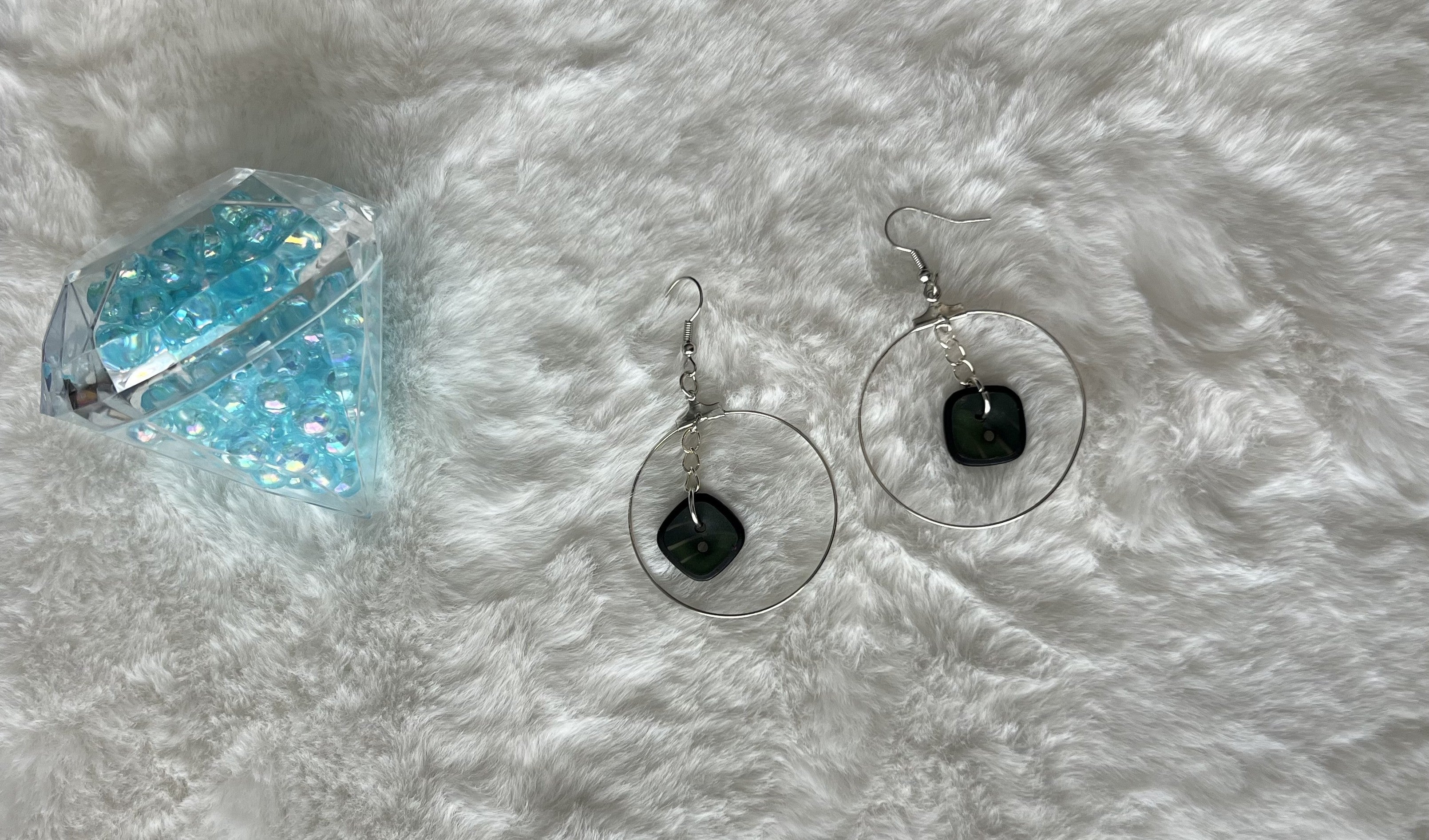 Button Collection - Drop Earrings