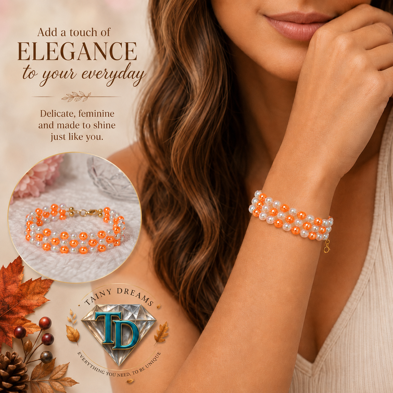Trending Collection - Invisible Bubblegum Beaded Bracelet