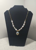 Elegant Collection - Flower Pearl Combine Necklace