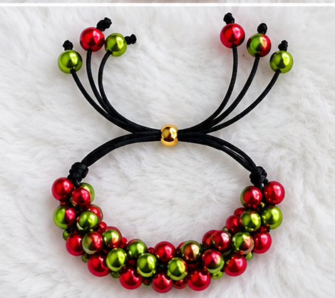 Elegant Collection - Bubblegum Beaded Bracelet