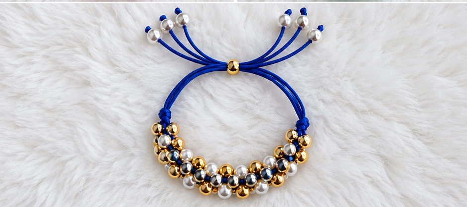 Elegant Collection - Bubblegum Beaded Bracelet