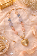 Colección Corazón - Collar de piedra elegante ajustable