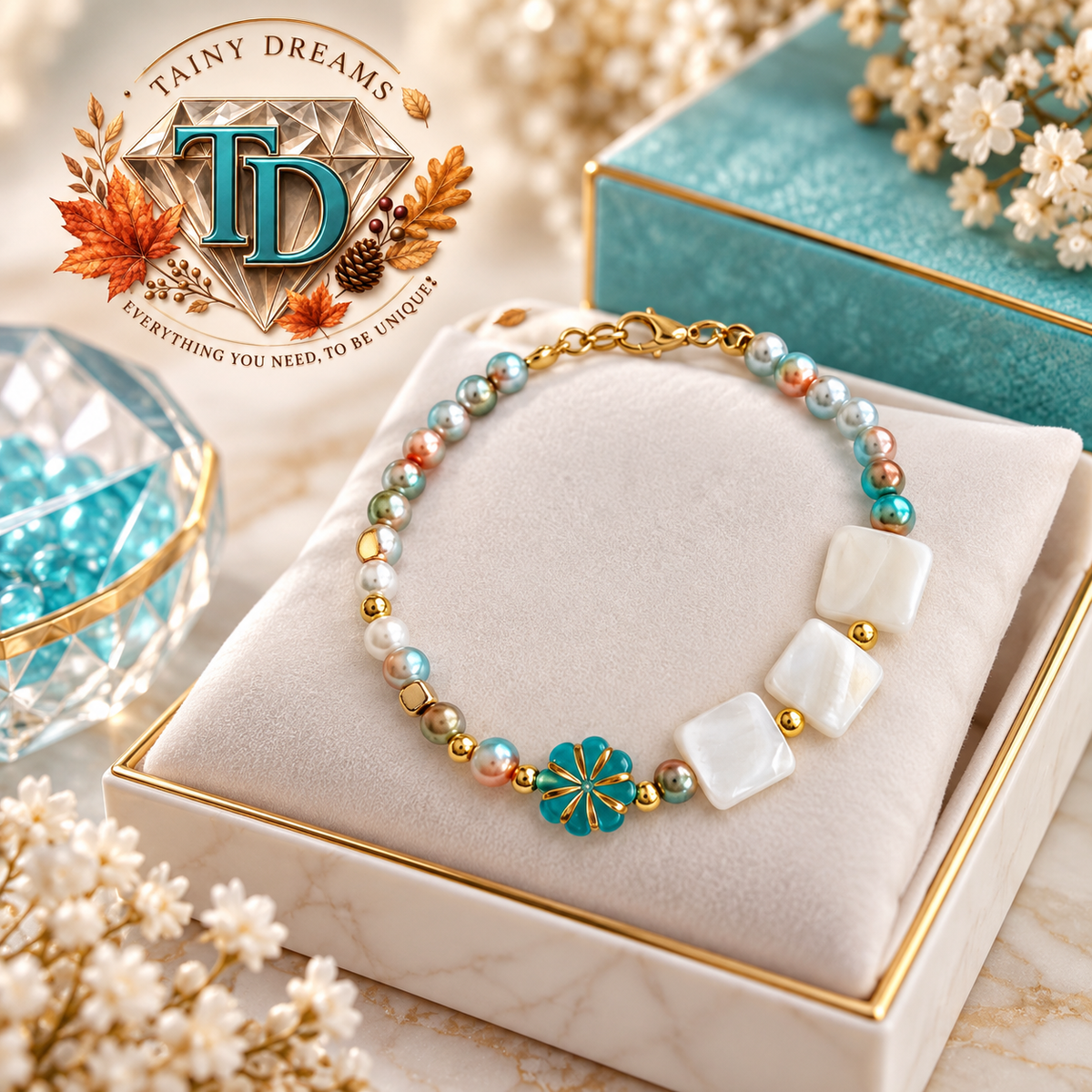 Joyful Collection - Golden Mosaic Bracelet