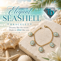 Colección de verano: pulsera elegante de conchas marinas