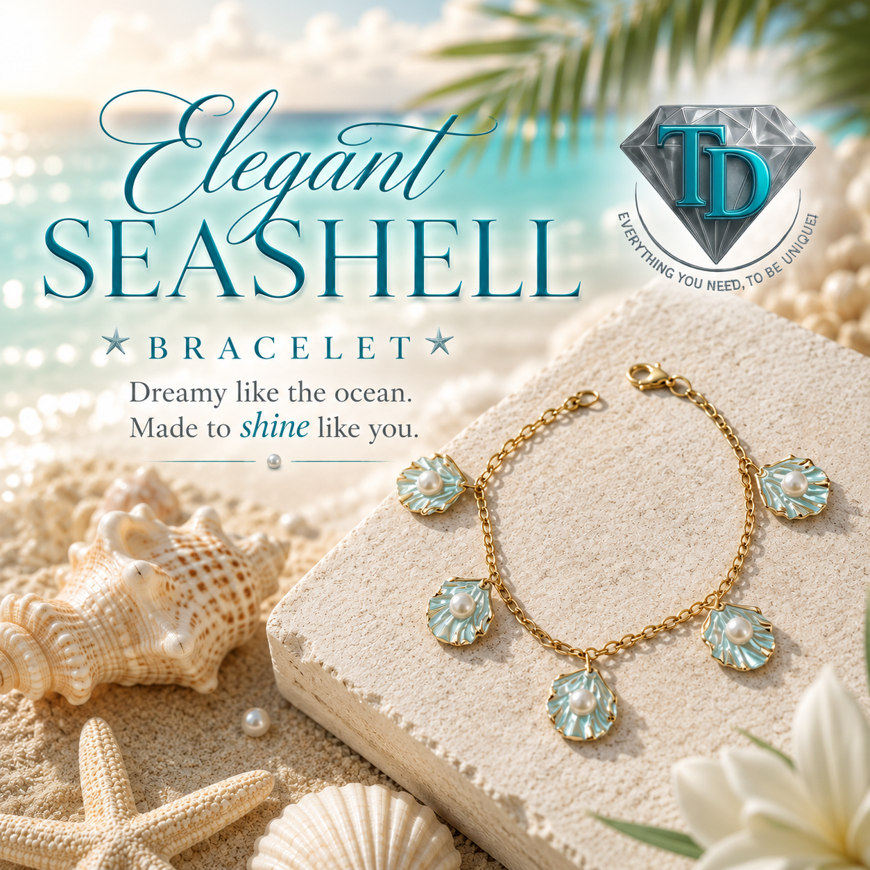 Summer Collection - Elegant Seashell Bracelet