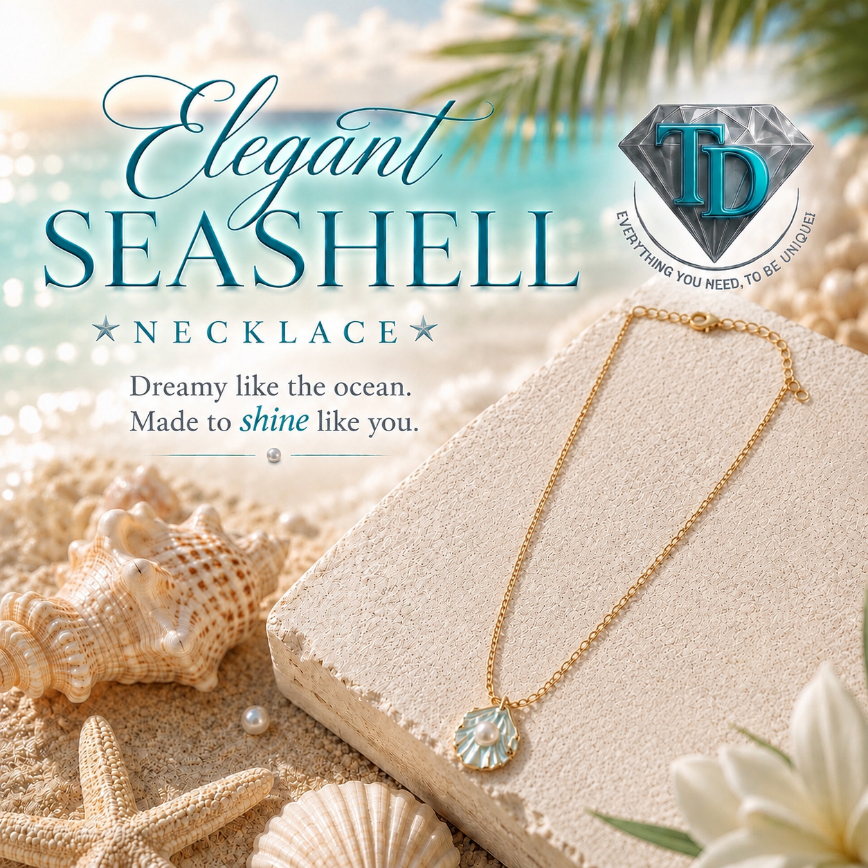 Summer Collection - Elegant Seashell Necklace