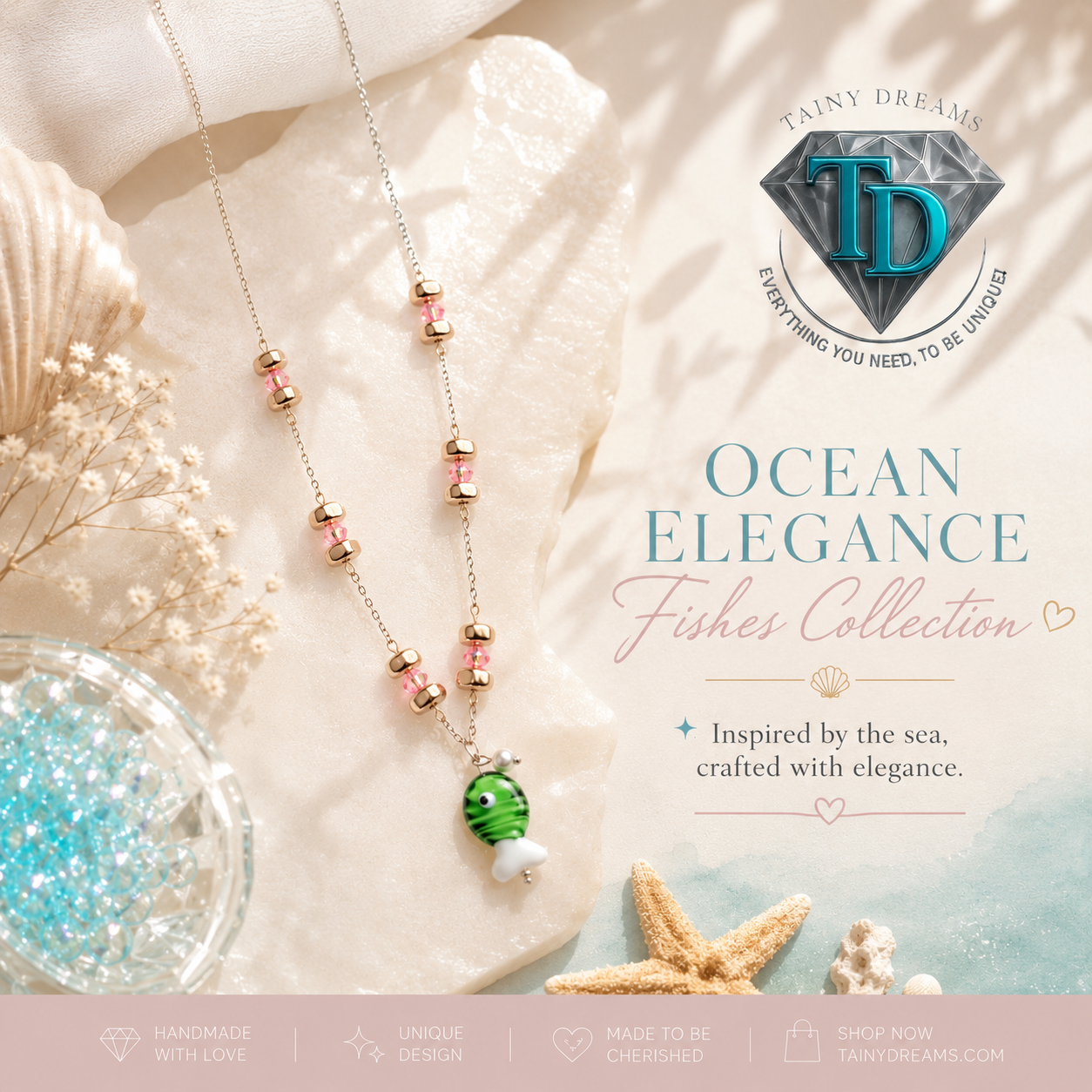 Summer Collection - Ocean Elegance Fish Necklace