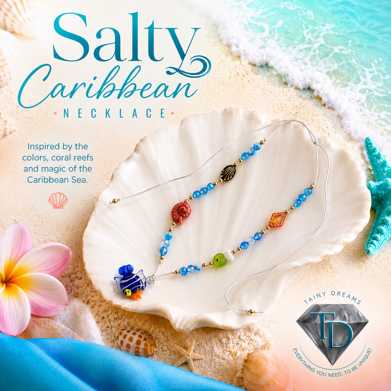 Summer Collection - Salty Caribbean Necklace