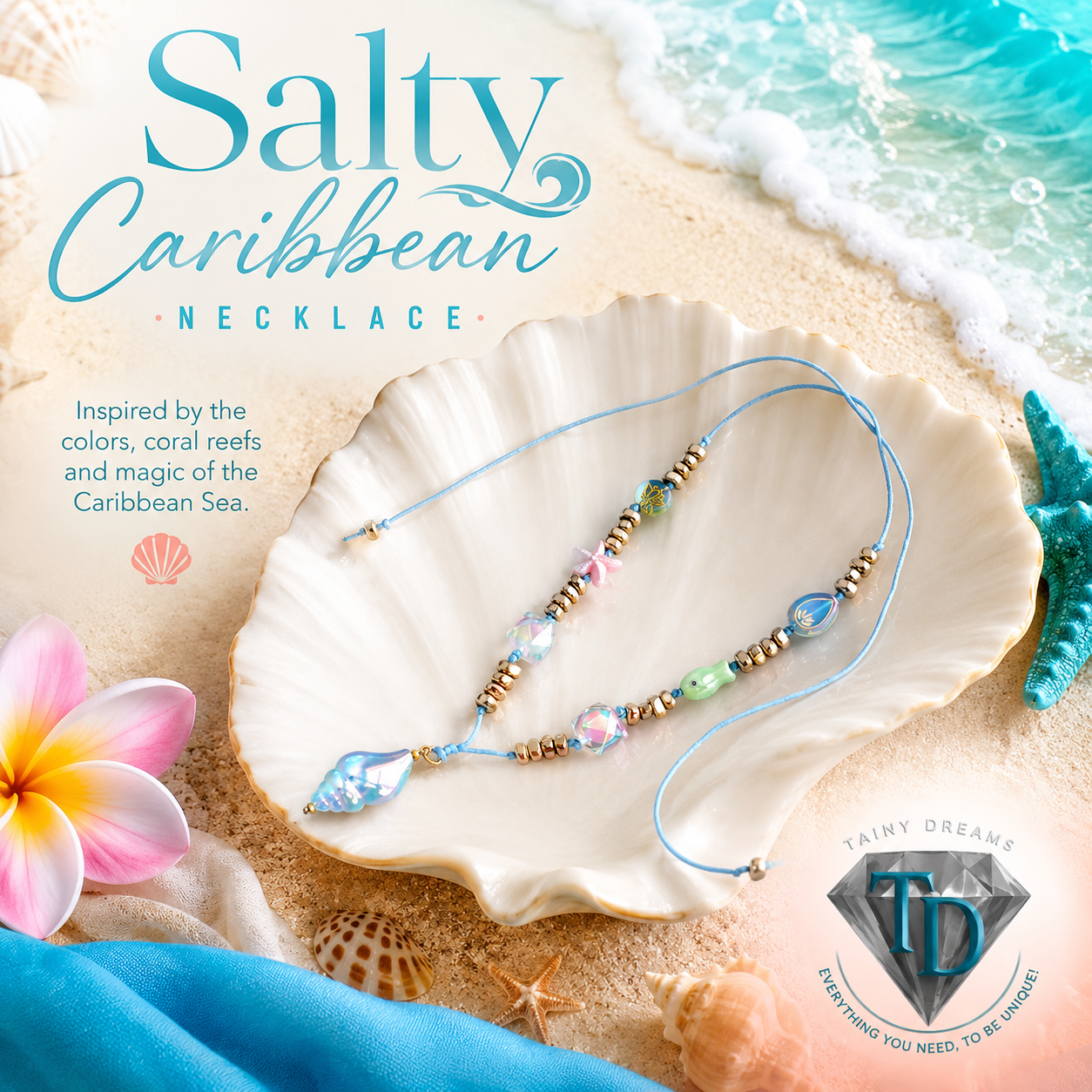 Summer Collection - Salty Caribbean Necklace