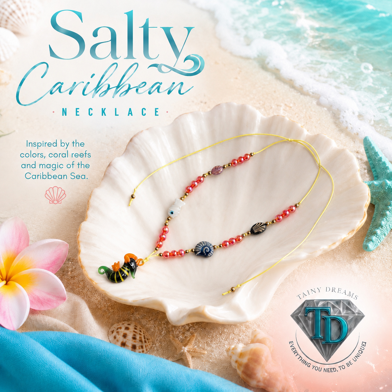 Summer Collection - Salty Caribbean Necklace