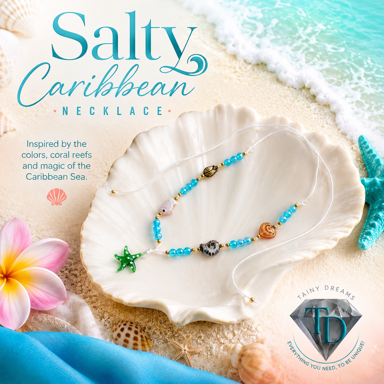 Summer Collection - Salty Caribbean Necklace