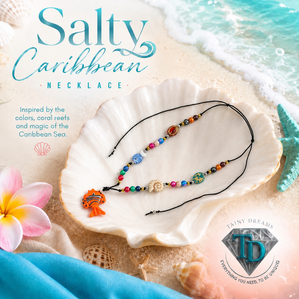 Summer Collection - Salty Caribbean Necklace