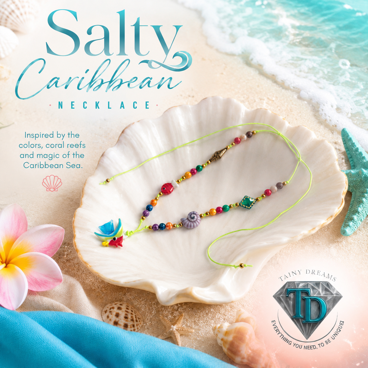 Summer Collection - Salty Caribbean Necklace
