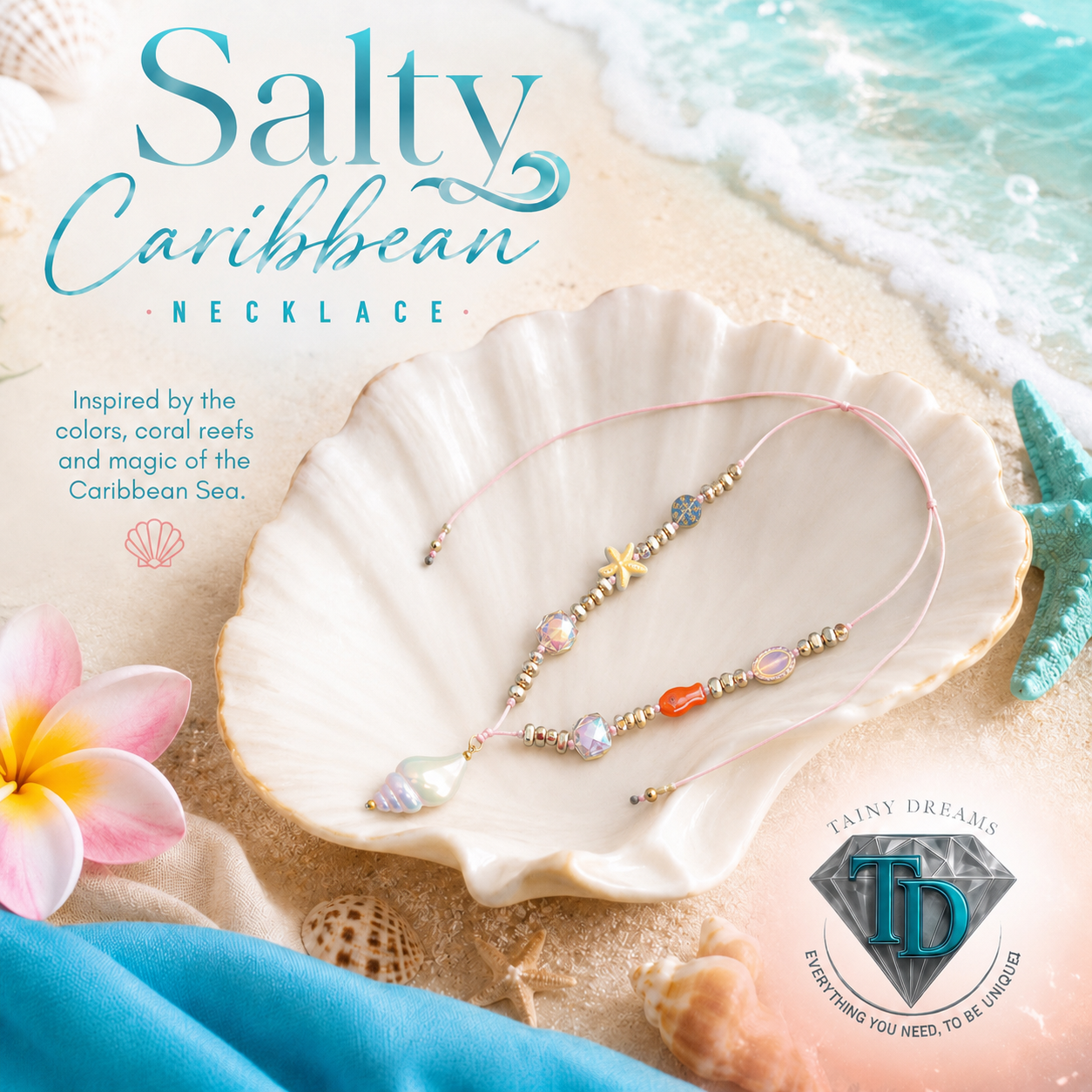 Summer Collection - Salty Caribbean Necklace