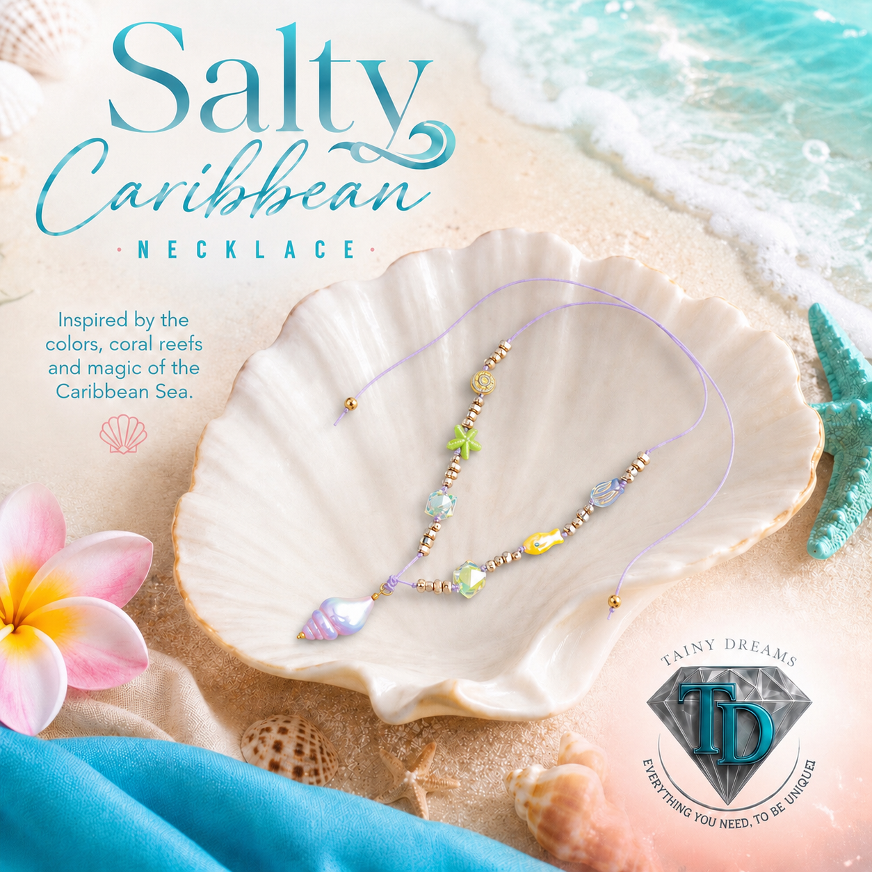 Summer Collection - Salty Caribbean Necklace