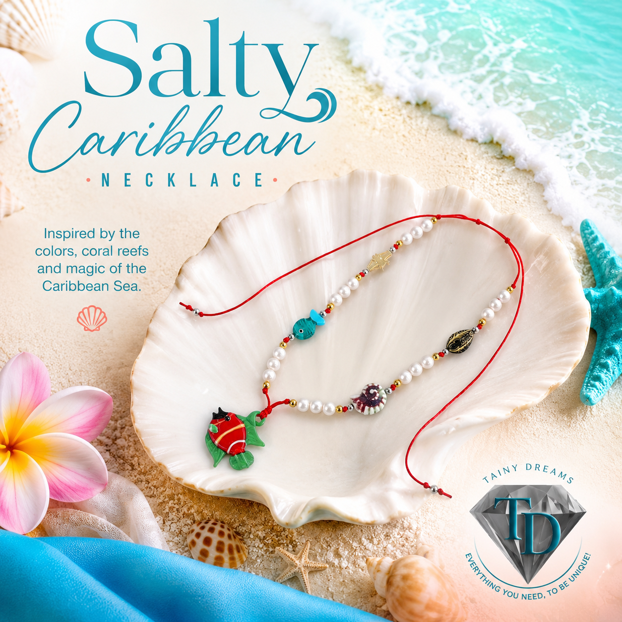 Summer Collection - Salty Caribbean Necklace