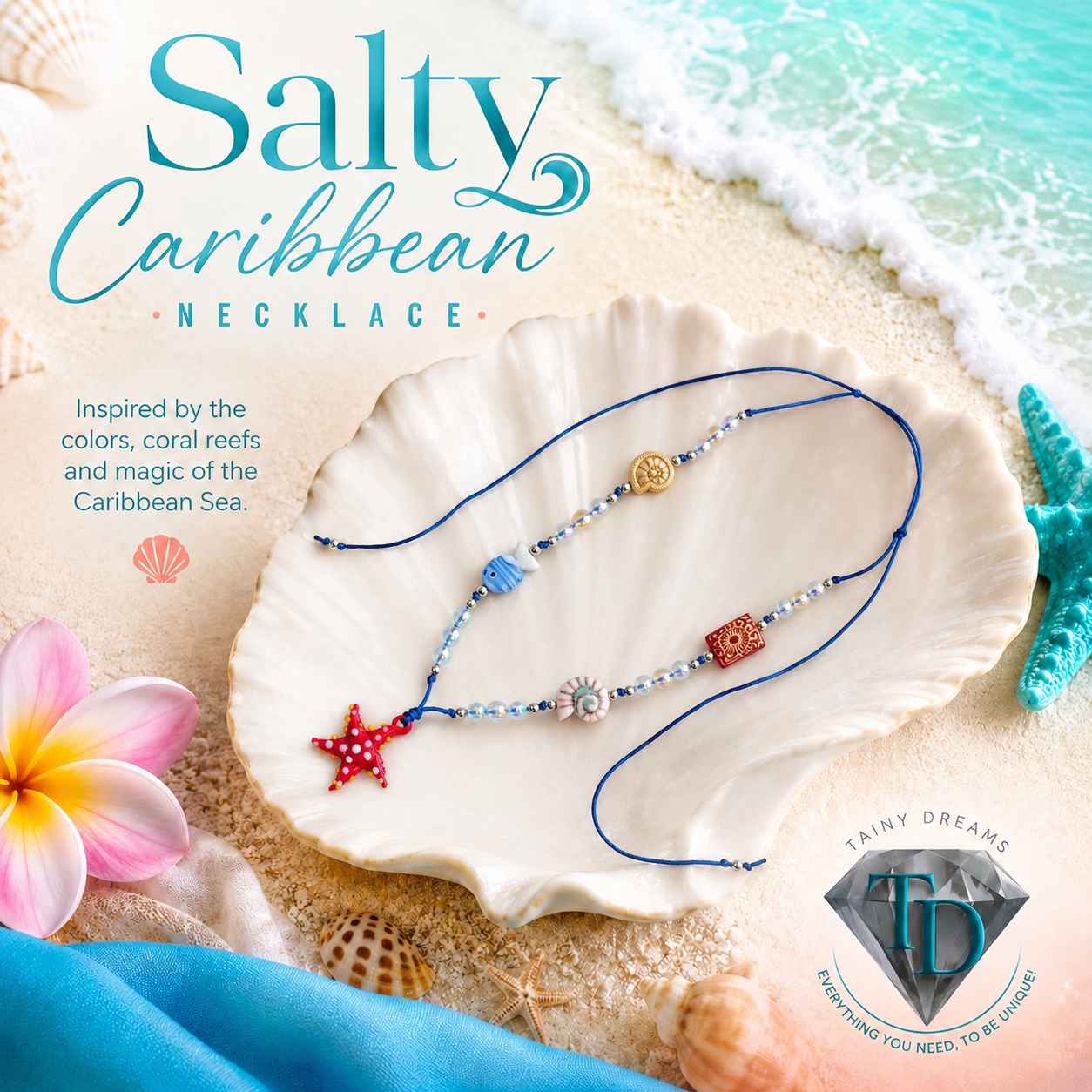 Summer Collection - Salty Caribbean Necklace