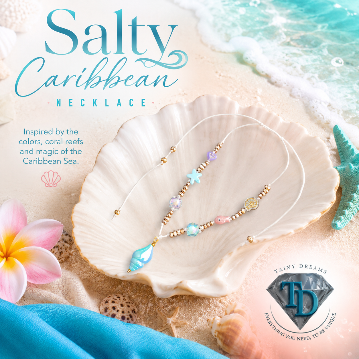Summer Collection - Salty Caribbean Necklace