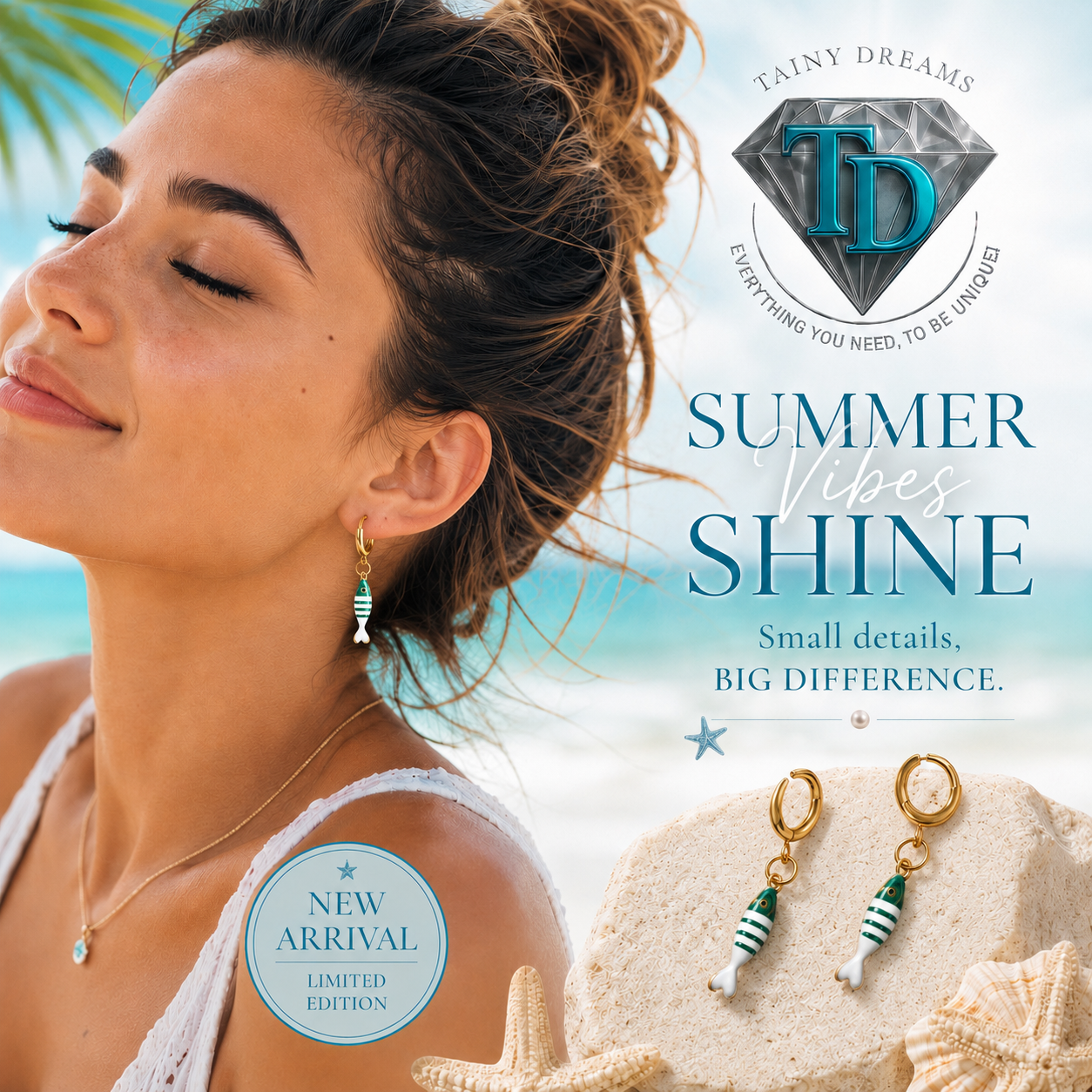 Summer Collection - Unique Fish Earrings