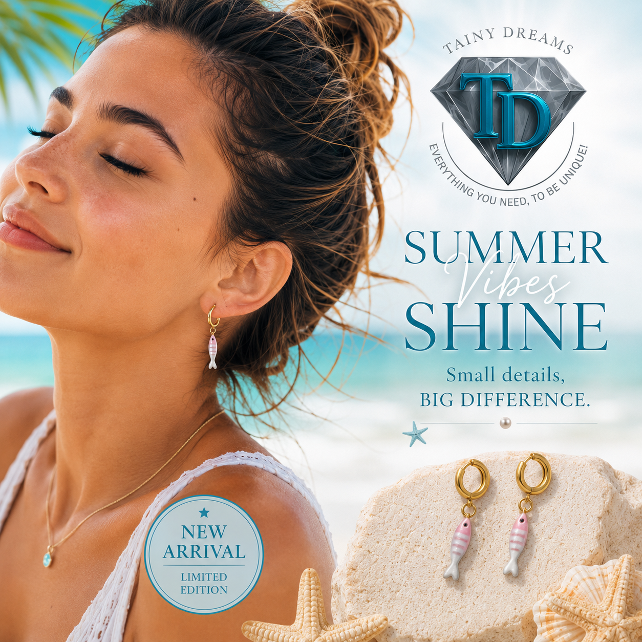 Summer Collection - Unique Fish Earrings
