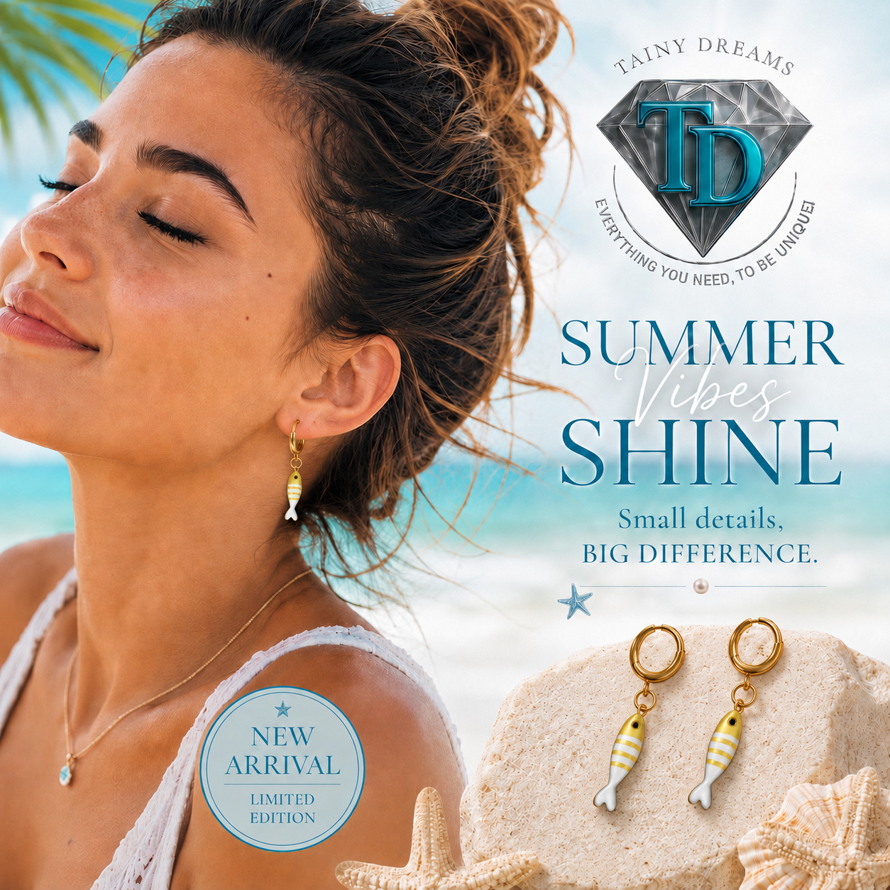 Summer Collection - Unique Fish Earrings