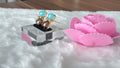 Colección Glamour - Pendientes de hilo de oro y plata